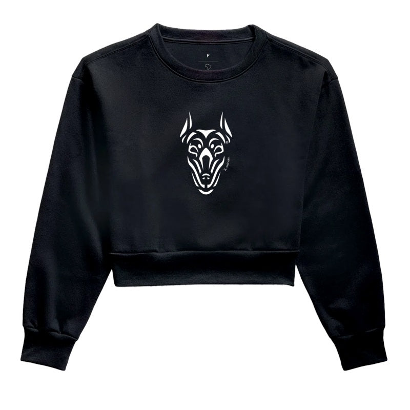 Moletom Cropped Doberman - Tribal