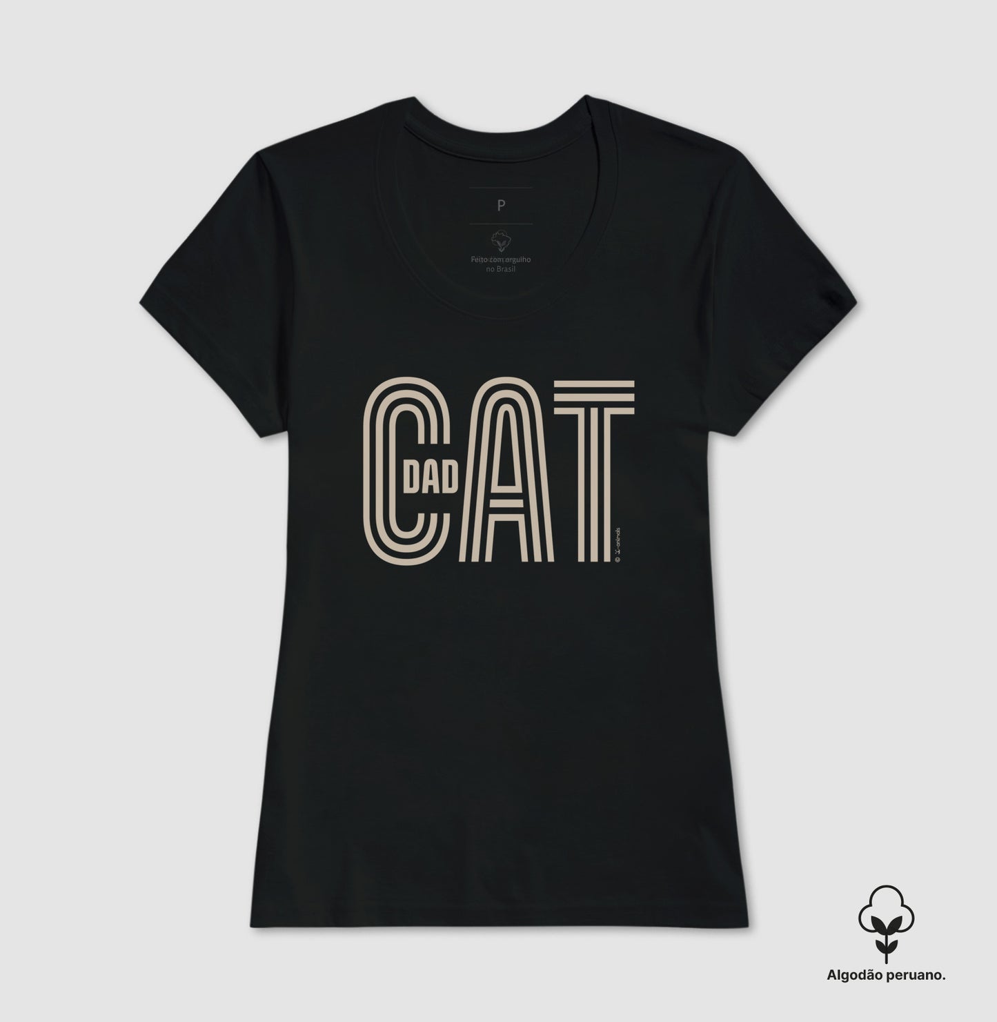 Camiseta “Inca Soft” Cat Dad