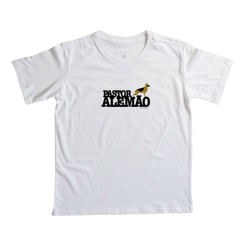 Camiseta Infantil Pastor Alemão - Identidade