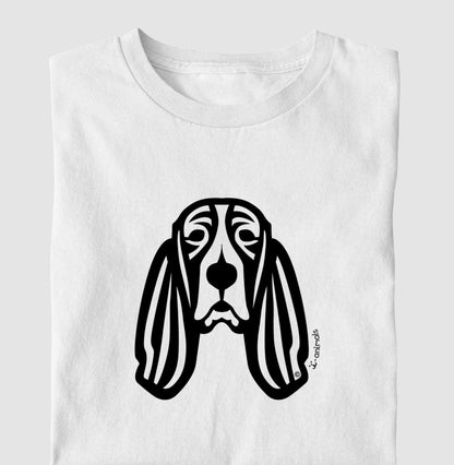 Camiseta Basset Hound - Tribal