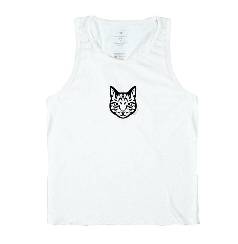 Camiseta Regata Gato Tigrado - Tribal