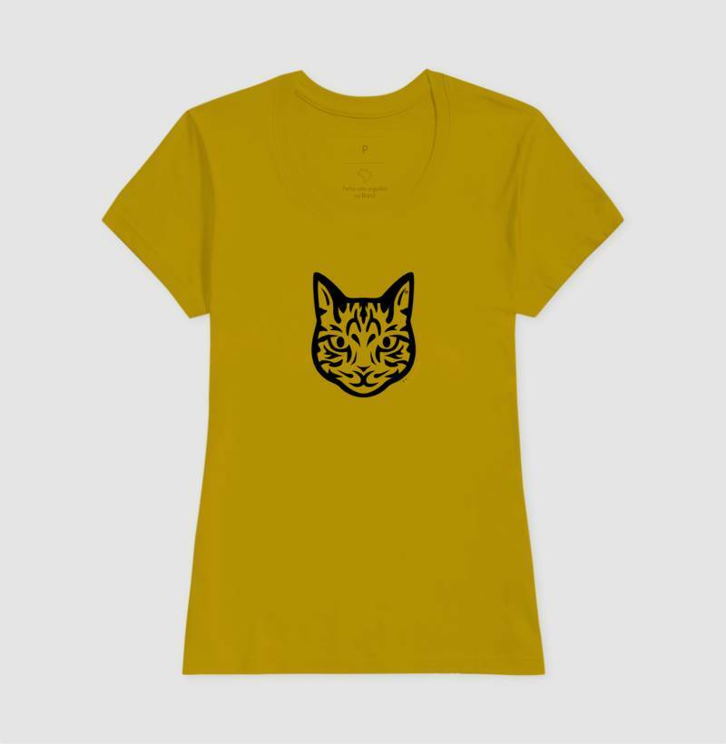 Camiseta Gato Tigrado - Tribal