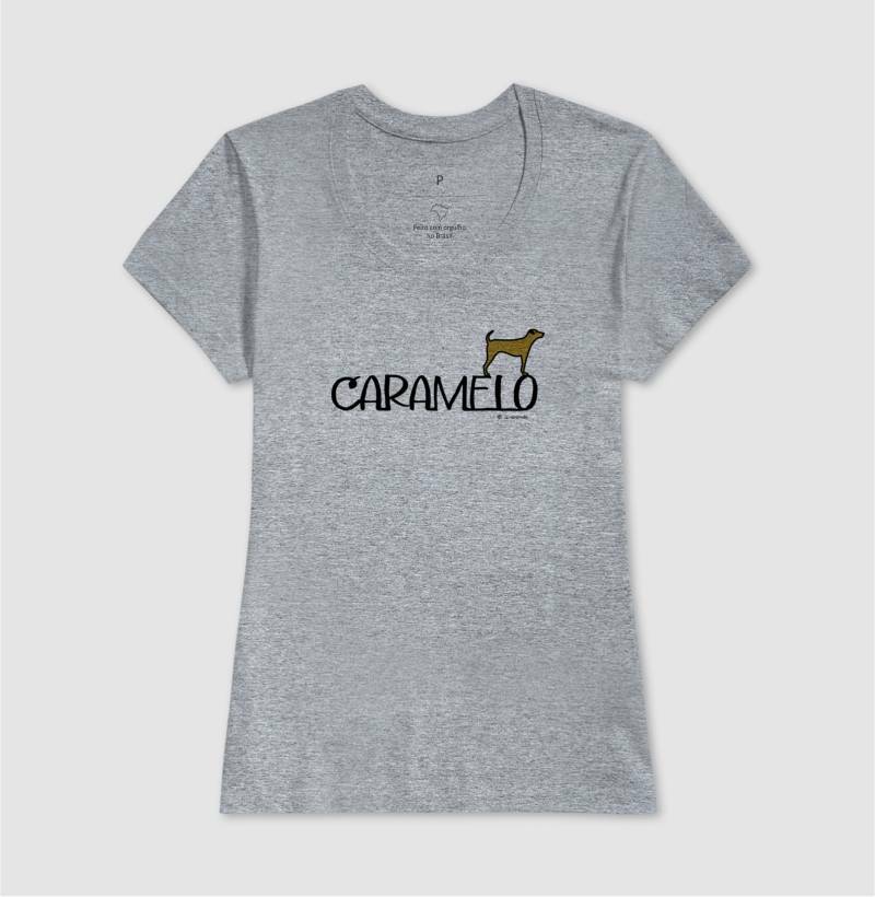 Camiseta cachorro Caramelo - Identidade