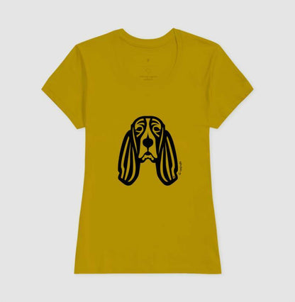 Camiseta Basset Hound - Tribal