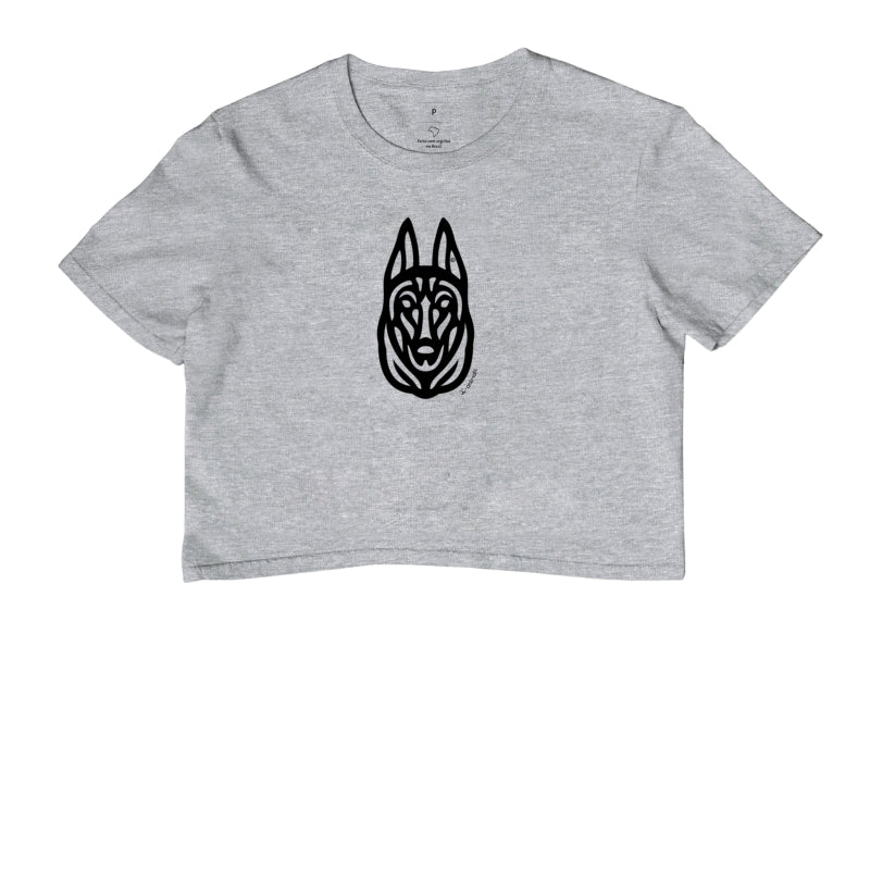 Camiseta Cropped Malinois - Tribal