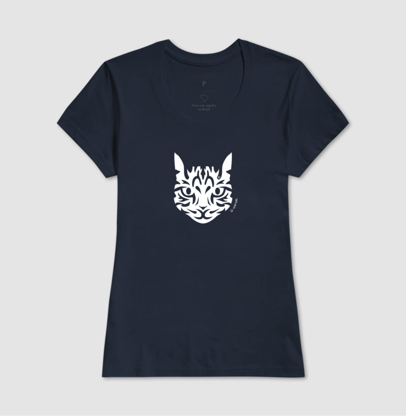 Camiseta Gato Tigrado - Tribal