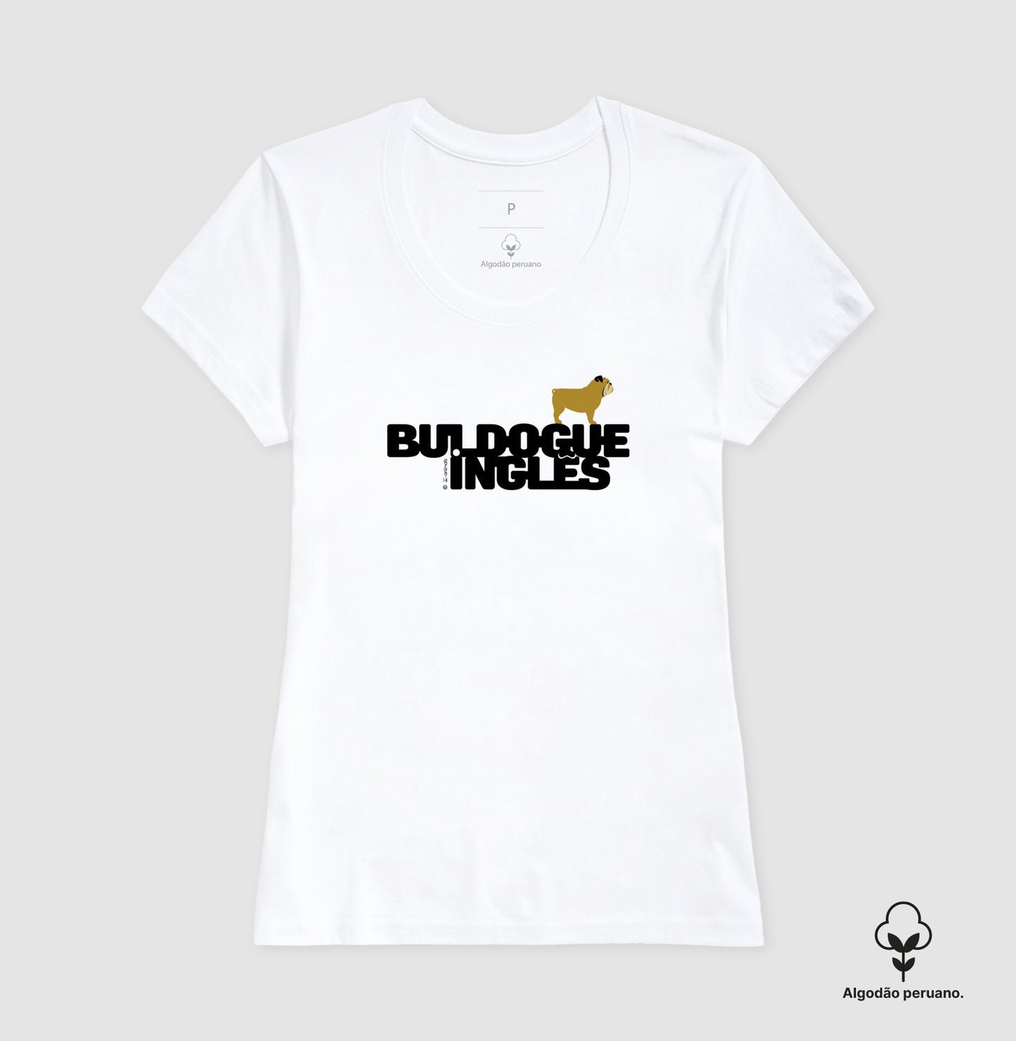 Camiseta Buldogue Inglês “INCA SOFT” - Identidade