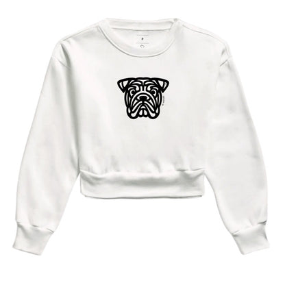 Moletom Cropped Buldogue Inglês - Tribal