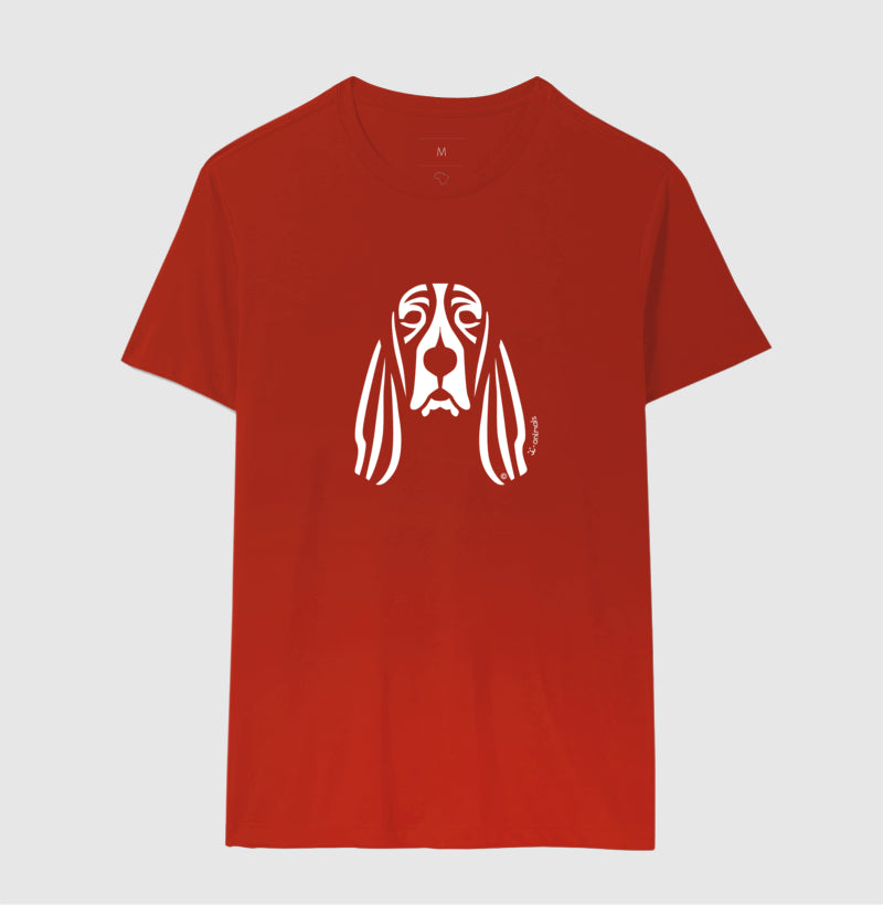 Camiseta Basset Hound - Tribal