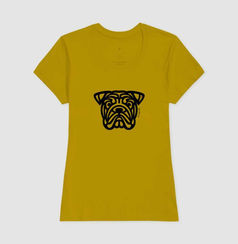 Camiseta Buldogue Inglês - Tribal