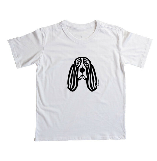 Camiseta Infantil Basset Hound - Tribal