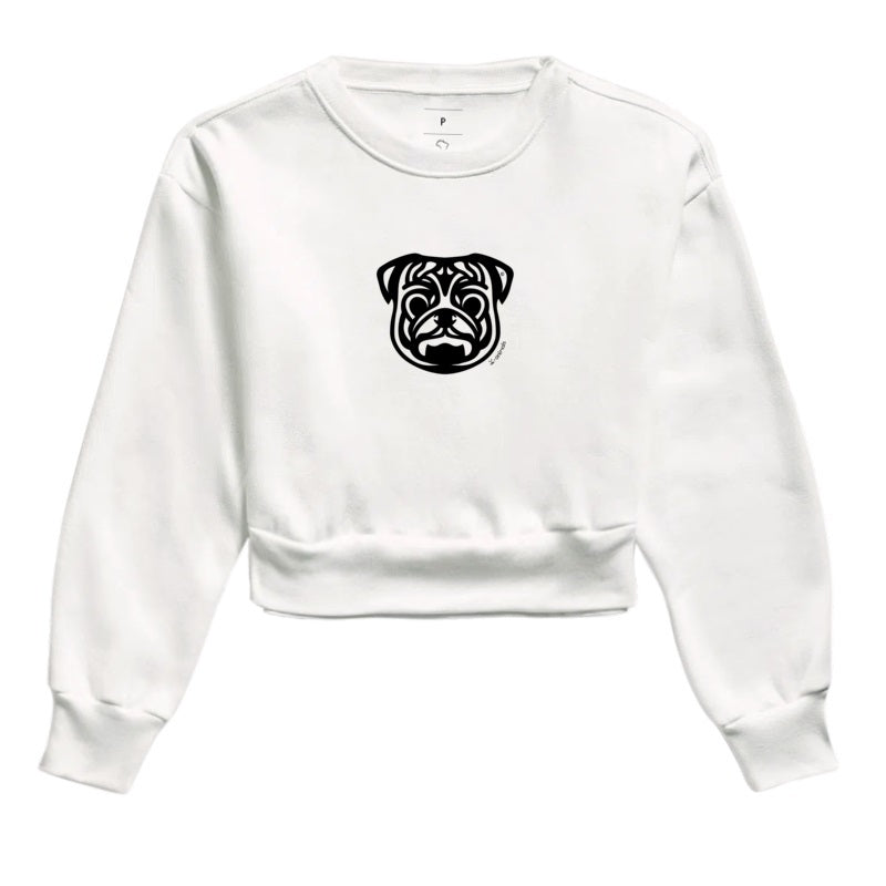 Moletom Cropped Pug - Tribal