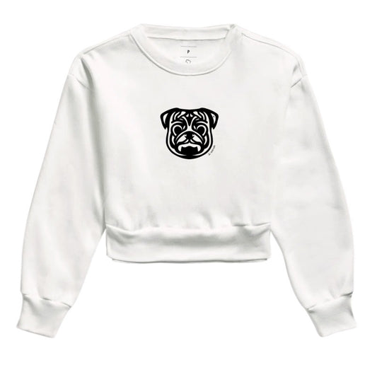 Moletom Cropped Pug - Tribal