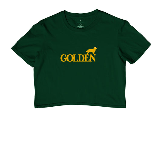 Camiseta Cropped Golden Retriever - Identidade