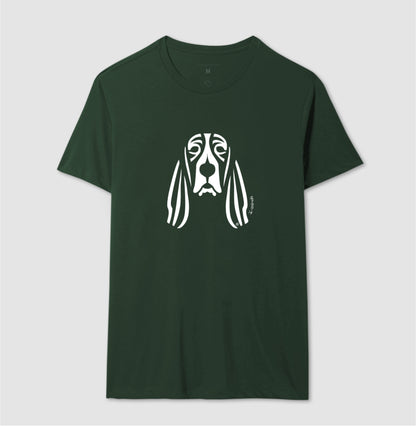 Camiseta Basset Hound - Tribal