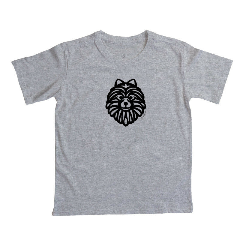 Camiseta Infantil Spitz Alemão - Tribal