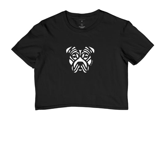 Camiseta Cropped Pit Bull - Tribal