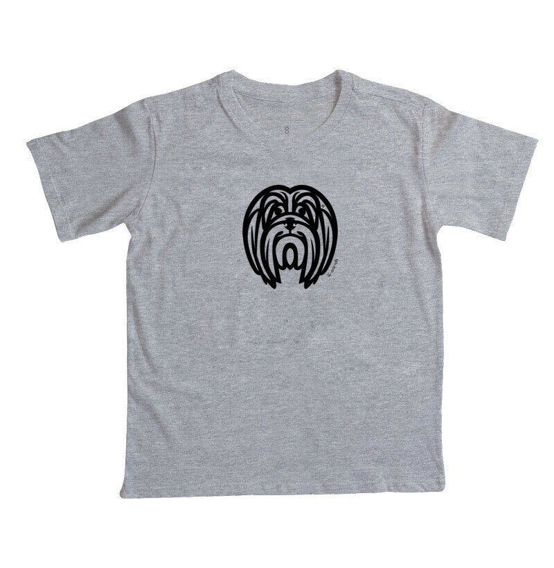 Camiseta Infantil Lhasa Apso - Tribal