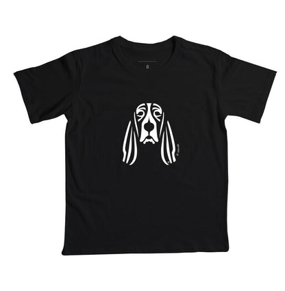 Camiseta Infantil Basset Hound - Tribal