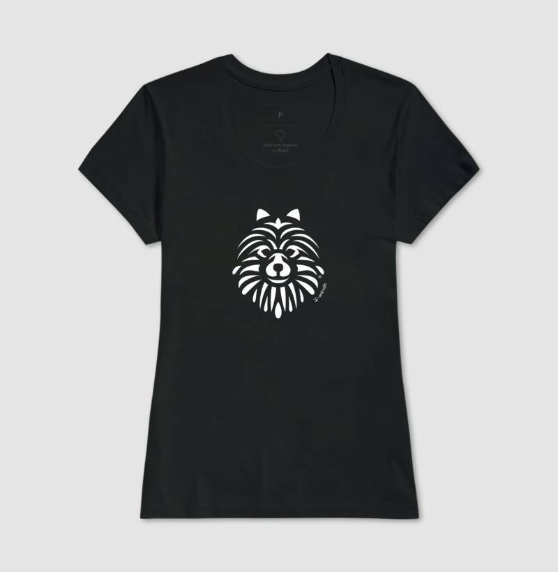 Camiseta Lulu da Pomerânia - Tribal