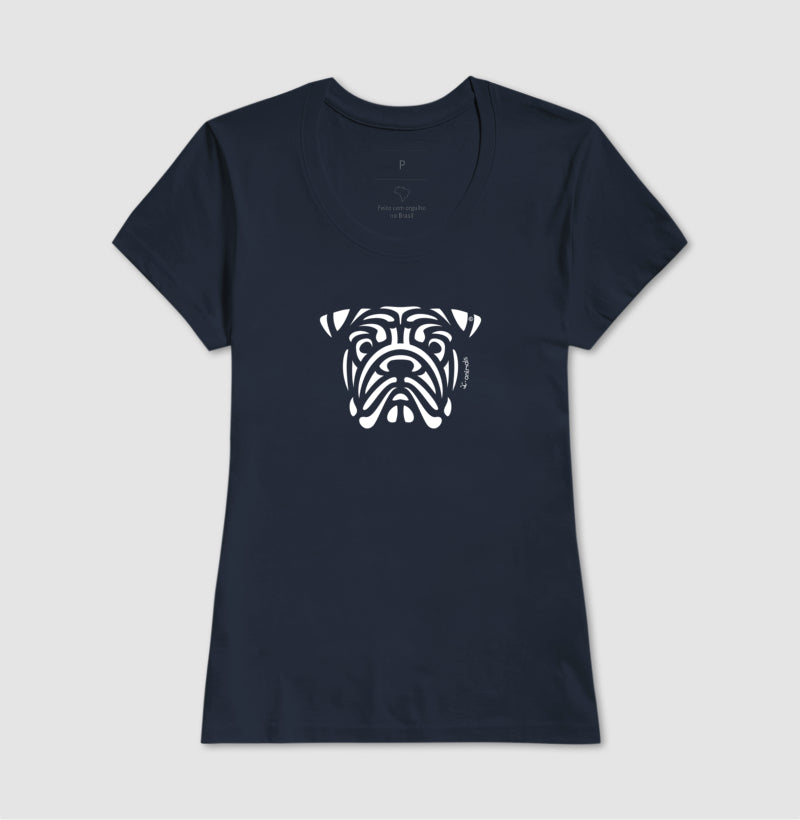 Camiseta Buldogue Inglês - Tribal