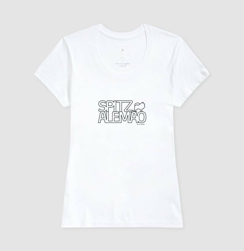 Camiseta Spitz Alemão - Identidade