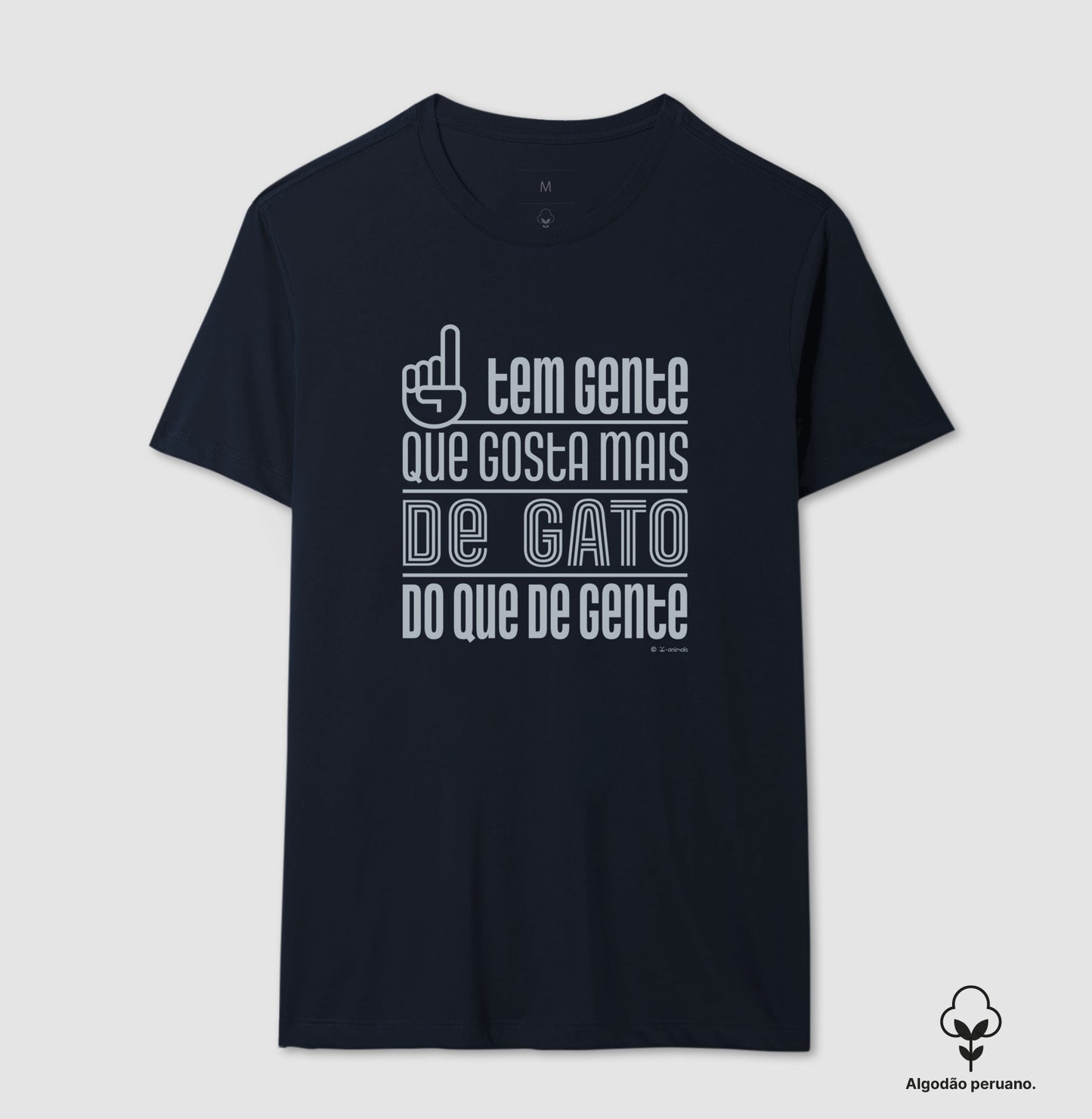 Camiseta “Inca Soft” Tem Gente que gosta mais de Gato do que de gente