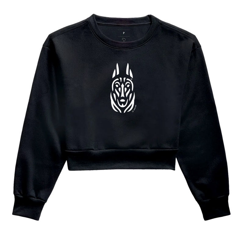 Moletom Cropped Malinois - Tribal