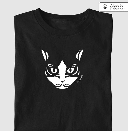 Camiseta Gato Preto e Branco “INCA SOFT” - Tribal