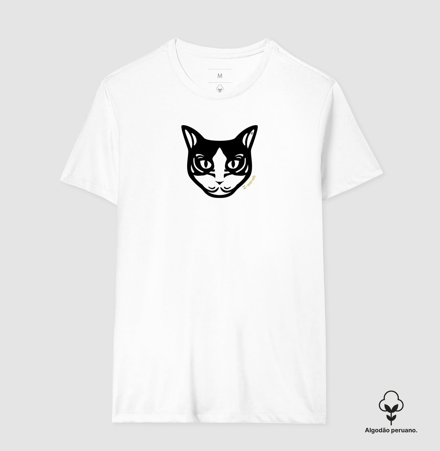 Camiseta Gato Preto e Branco “INCA SOFT” - Tribal