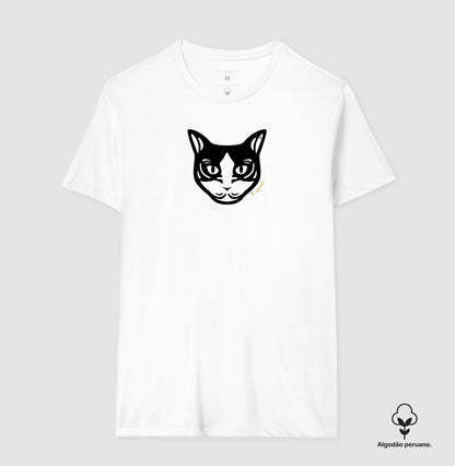 Camiseta Gato Preto e Branco “INCA SOFT” - Tribal