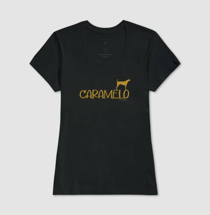 Camiseta cachorro Caramelo - Identidade