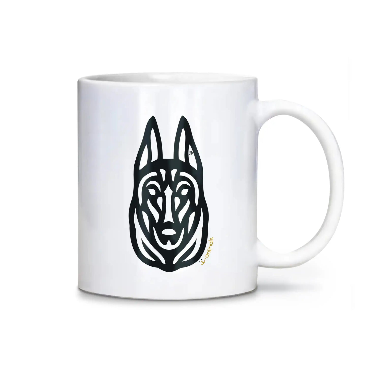 Caneca Malinois - Tribal i-animals