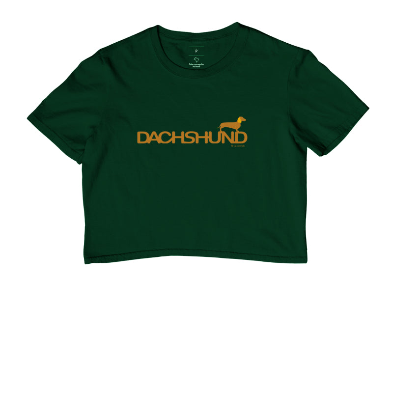 Camiseta Cropped Dachshund - Identidade