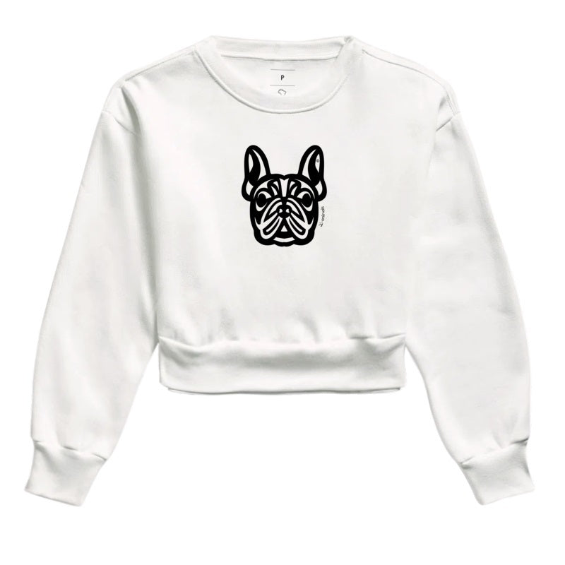 Moletom Cropped Buldogue Francês - Tribal