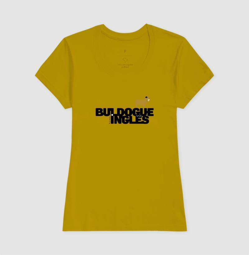 Camiseta Buldogue Inglês - Identidade