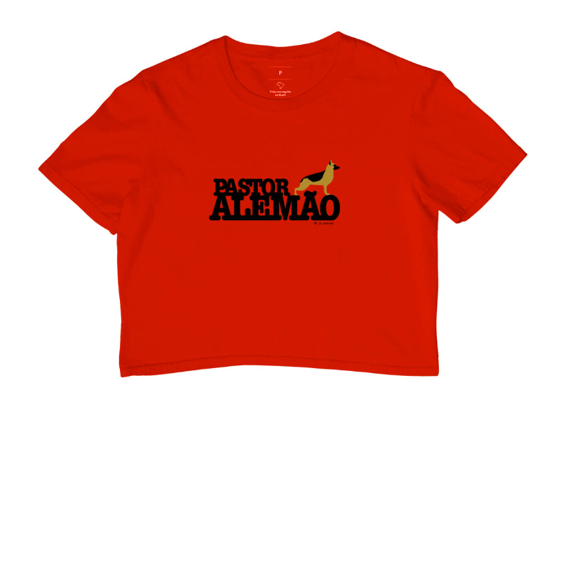 Camiseta Cropped Pastor Alemão - Identidade