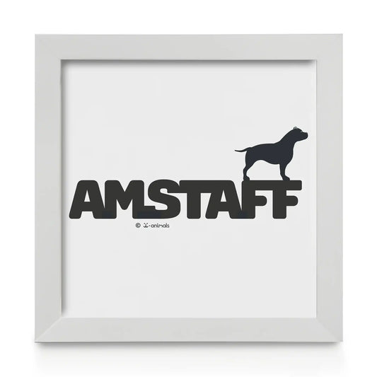 Quadro decorativo Amstaff - Identidade