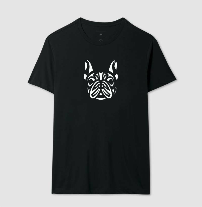 Camiseta Buldogue Francês - Tribal