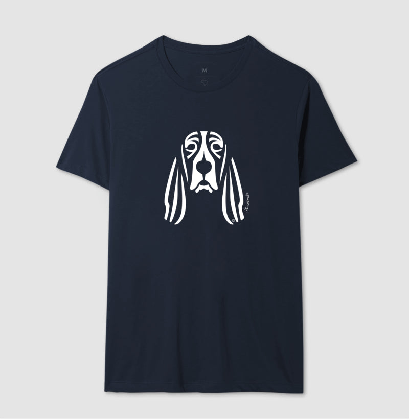 Camiseta Basset Hound - Tribal