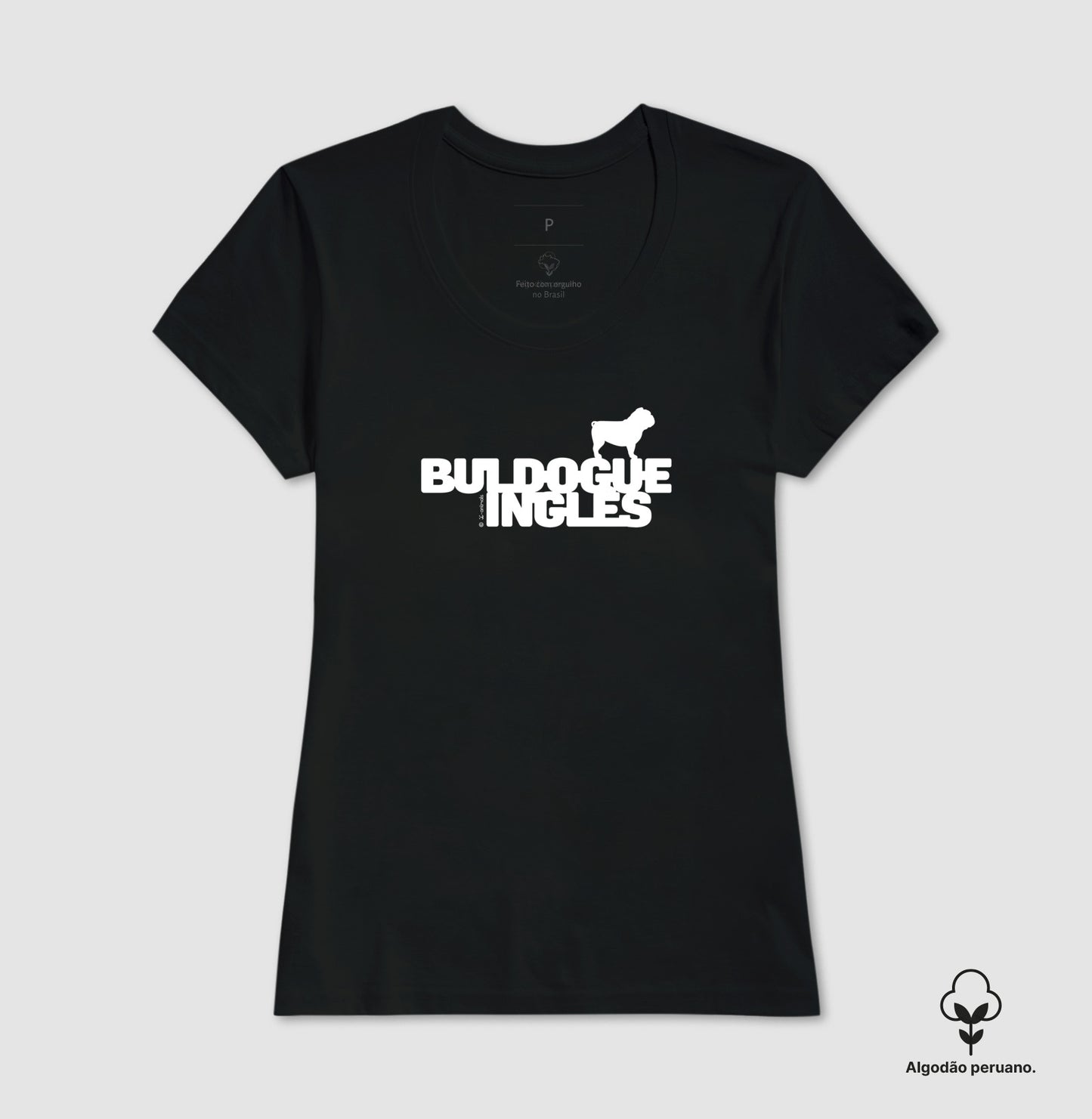 Camiseta Buldogue Inglês “INCA SOFT” - Identidade