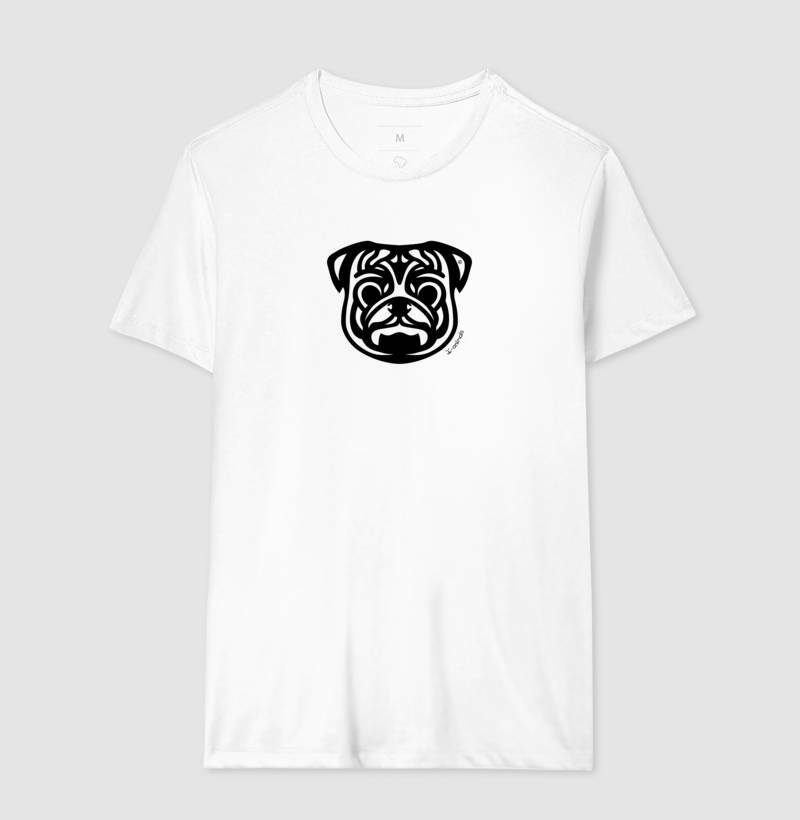 Camiseta Pug - Tribal