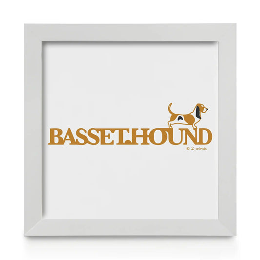 Quadro decorativo Basset Hound - Identidade