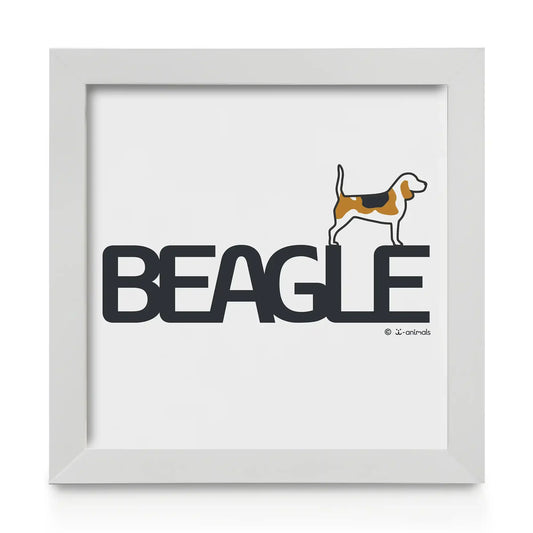 Quadro decorativo Beagle - Identidade