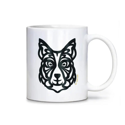 Caneca Border Collie - Tribal i-animals