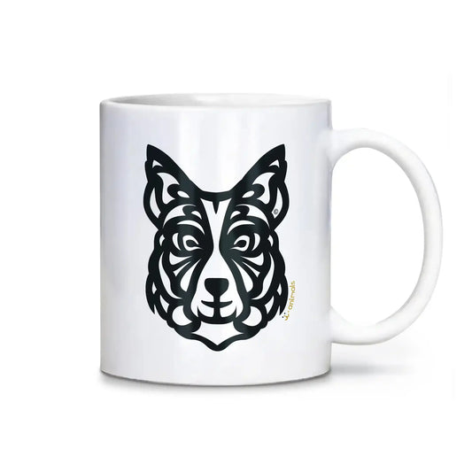 Caneca Border Collie - Tribal i-animals