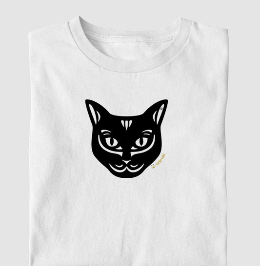 Camiseta Gato Preto - Tribal