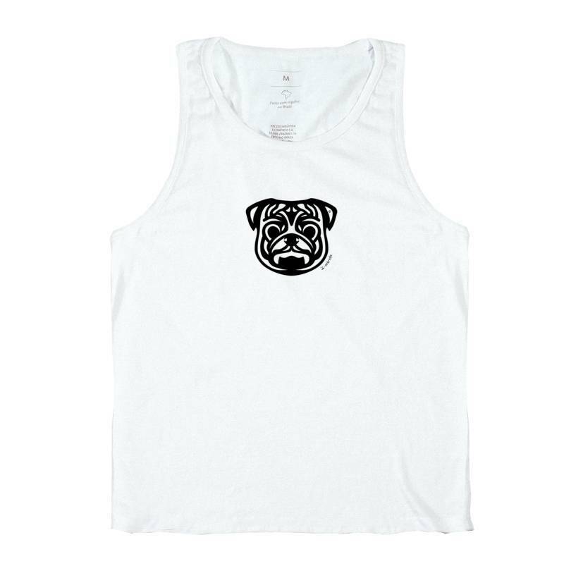 Camiseta Regata Pug - Tribal