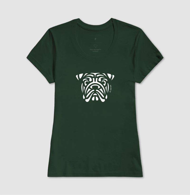 Camiseta Buldogue Inglês - Tribal