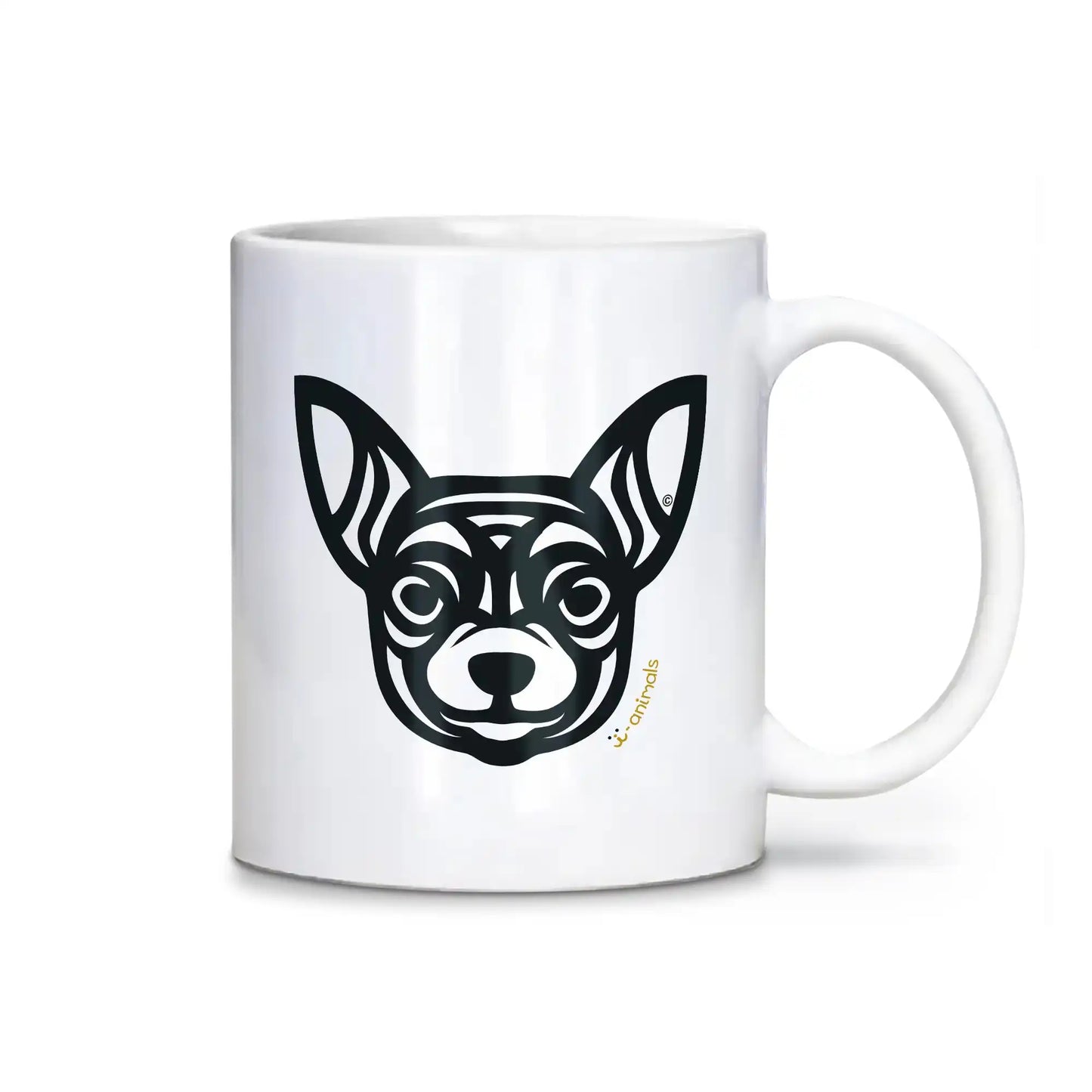 Caneca Chihuahua - Tribal i-animals